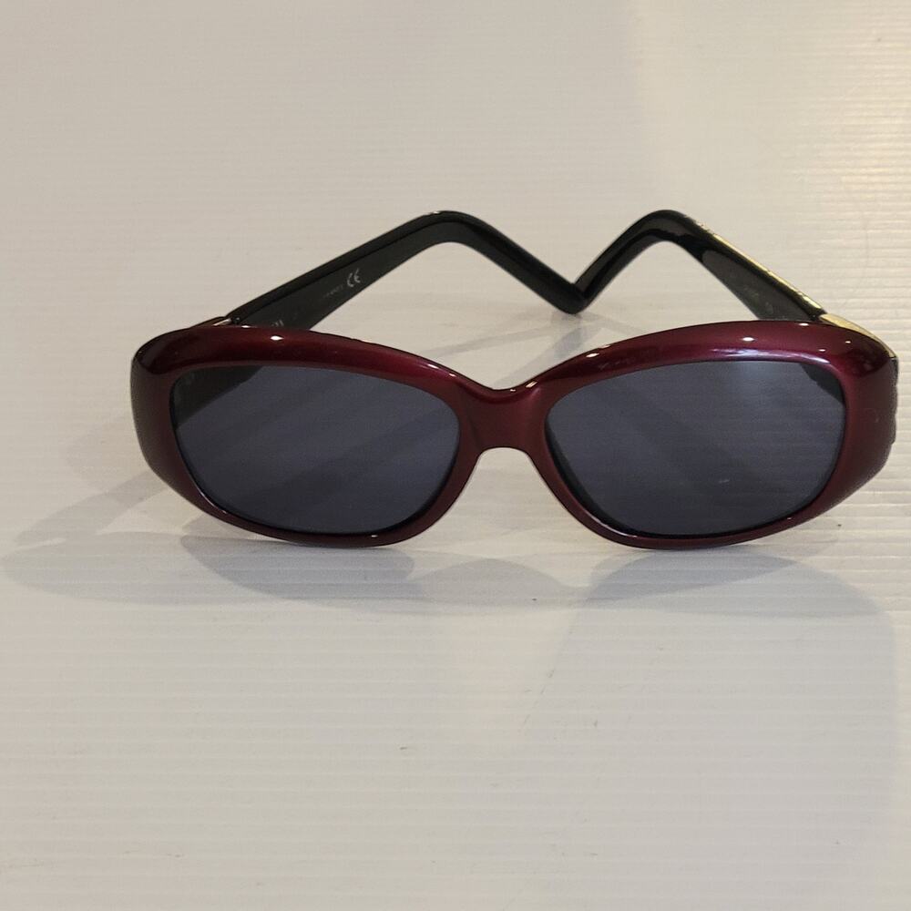 Womens sunglasses Escada B425 Maroon plastic frames gray lenses 58x15x135 - Picture 3 of 13